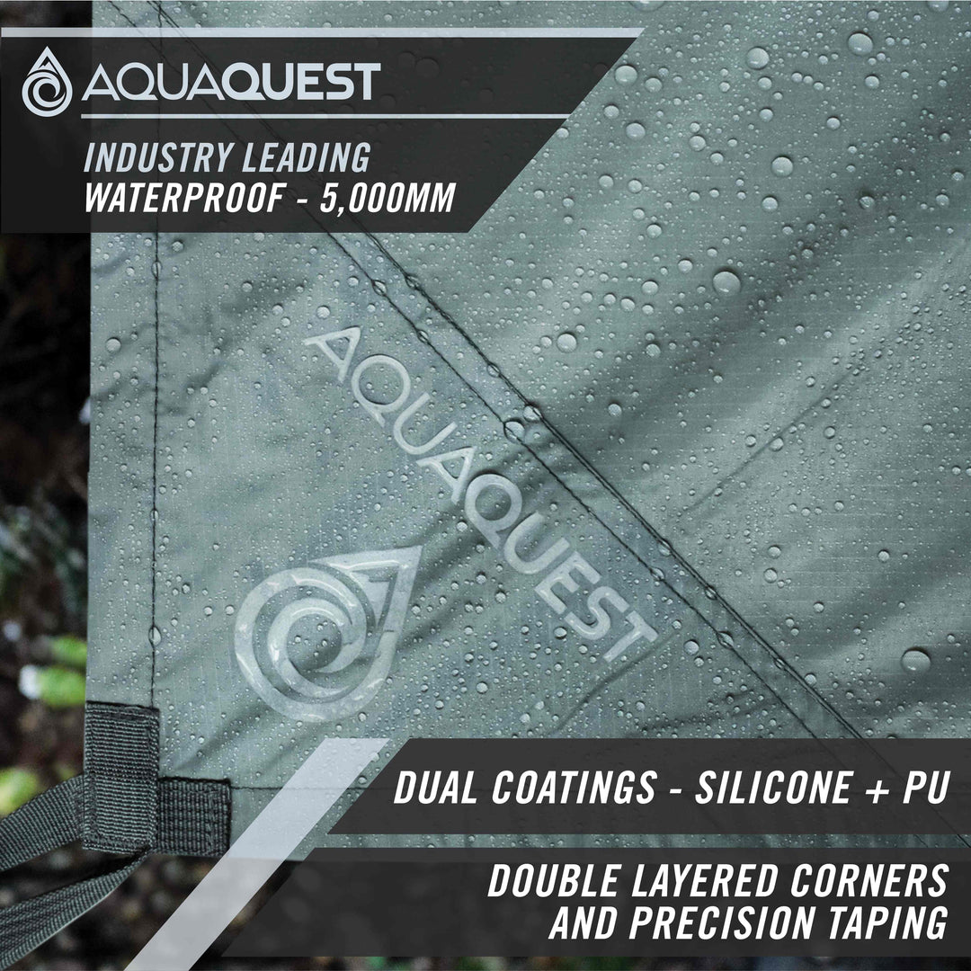 Safari Lightweight Tarp Camping Tarp AquaQuest Waterproof